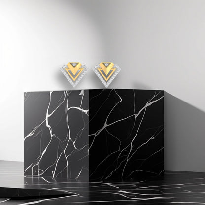 Trio Triange Earrings