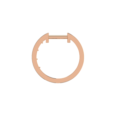Rimmed Petal Hoops