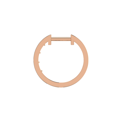 Rimmed Petal Hoops