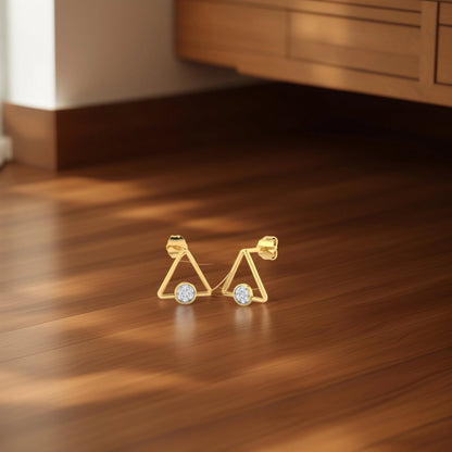 Triangle Spot Earrings