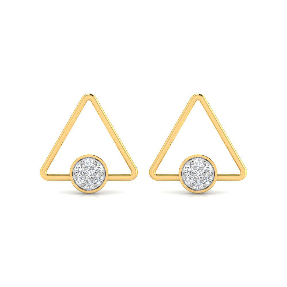 Triangle Spot Earrings