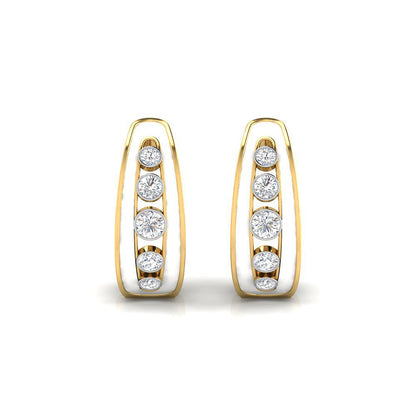 Diamond Empress Hoops