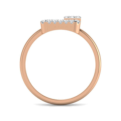 Double Square Diamond Ring