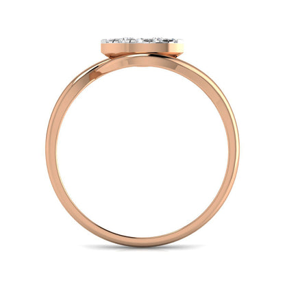 Oval Top Diamond Ring
