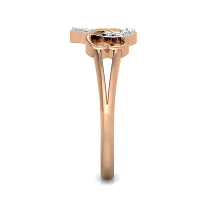 Interlocked Triple Heart Ring