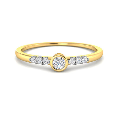 Bezel Solitaire Ring