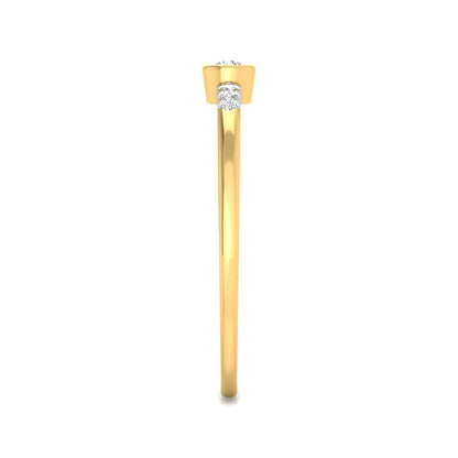 Bezel Solitaire Ring