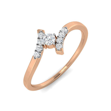 Quartet Framed Solitaire Band