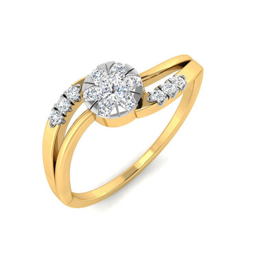 Star Top Diamond Ring