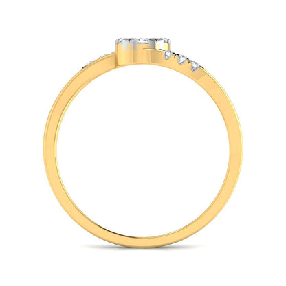 Star Top Diamond Ring