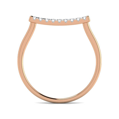 Modern Stackable Diamond Ring