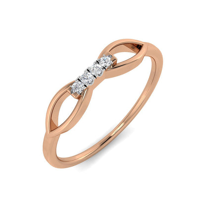 Infinity Quartet Diamond Ring
