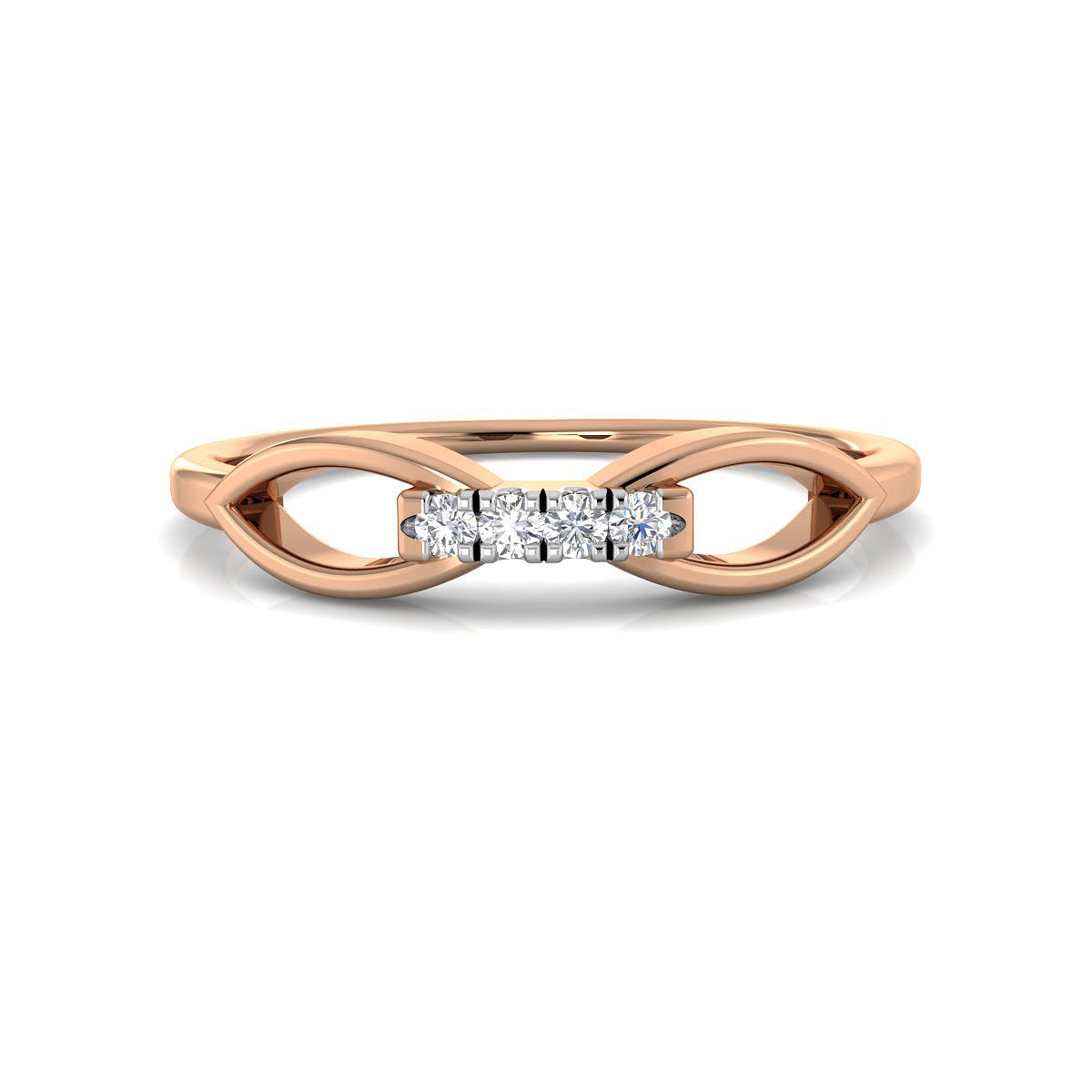 Infinity Quartet Diamond Ring