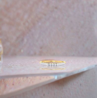 Flat Top Diamond Band