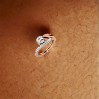 Multi-Layered Overlap Diamond Ring