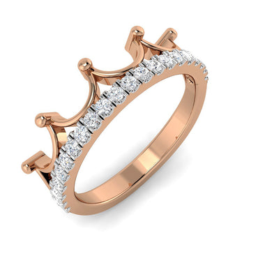 Diamond Encased Crown Ring