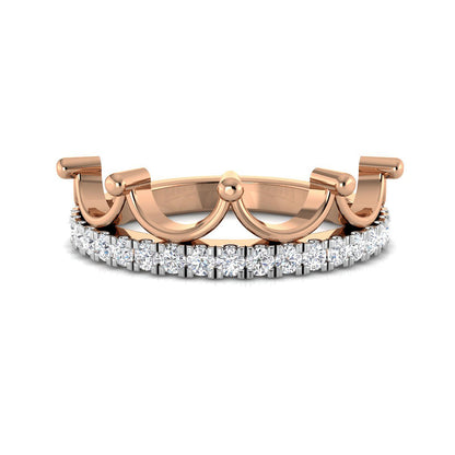 Diamond Encased Crown Ring