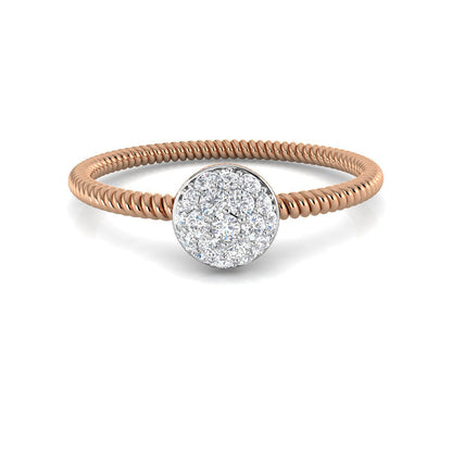 Cluster Top Coiled Ring