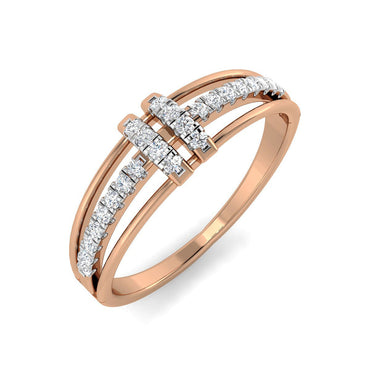 Looped Diamonds Triple Band