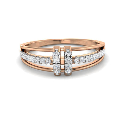 Looped Diamonds Triple Band