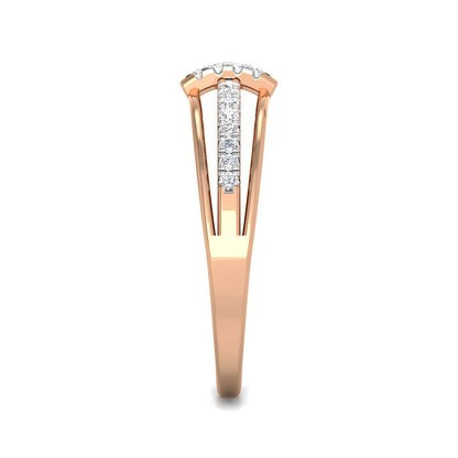 Looped Diamonds Triple Band