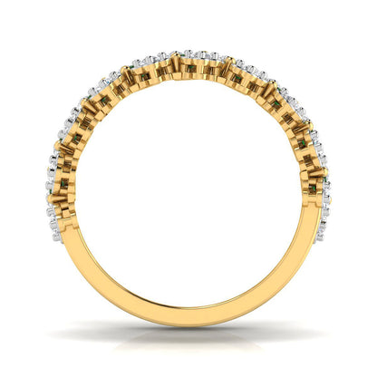 Emeral Marquise Diamond Ring