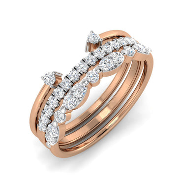 Three Layered Diamond Ring