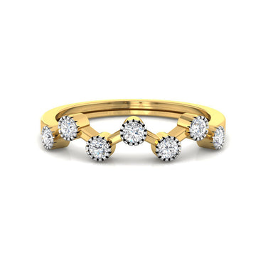 Zig Zag Diamond Stackable Ring