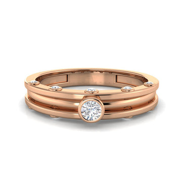 Bezel Set Quintet Ring