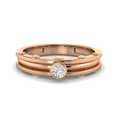 Bezel Set Quintet Ring