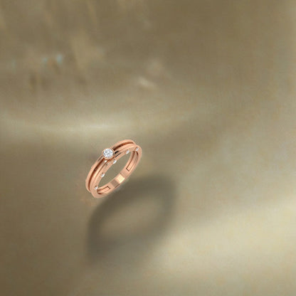 Bezel Set Quintet Ring