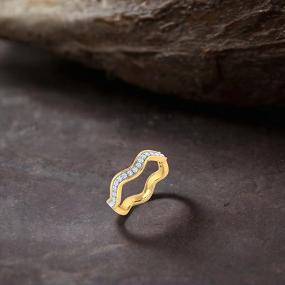 Swirl Appeal Diamond Ring