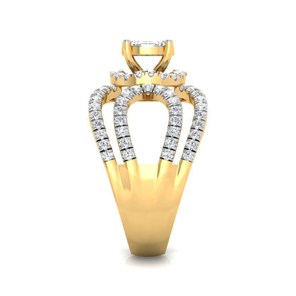 Dazzling Flower Top Diamond Ring