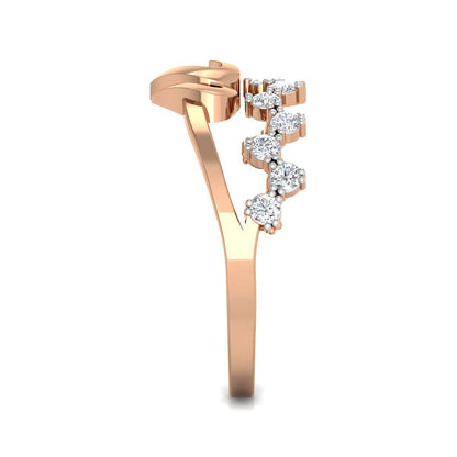 Cozy Hearts Diamond Ring