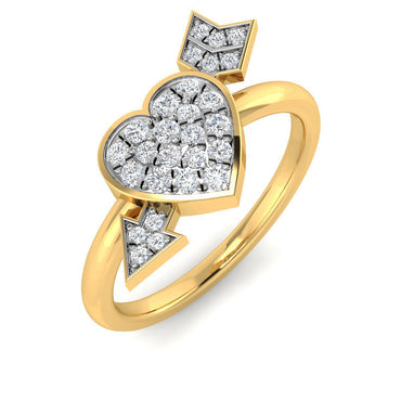 Heart and Arrow Diamond Ring