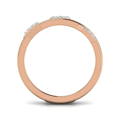Dual Arrow Heart Diamond Ring