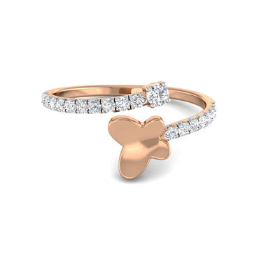 Butterfly Top Diamond Ring