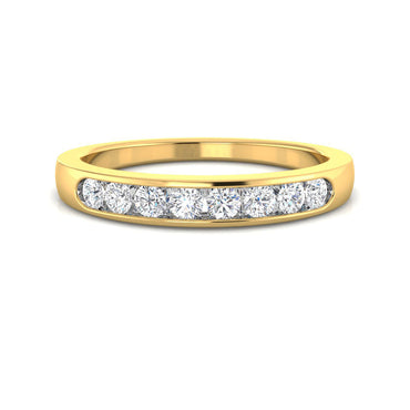 Channel Set Diamond Band