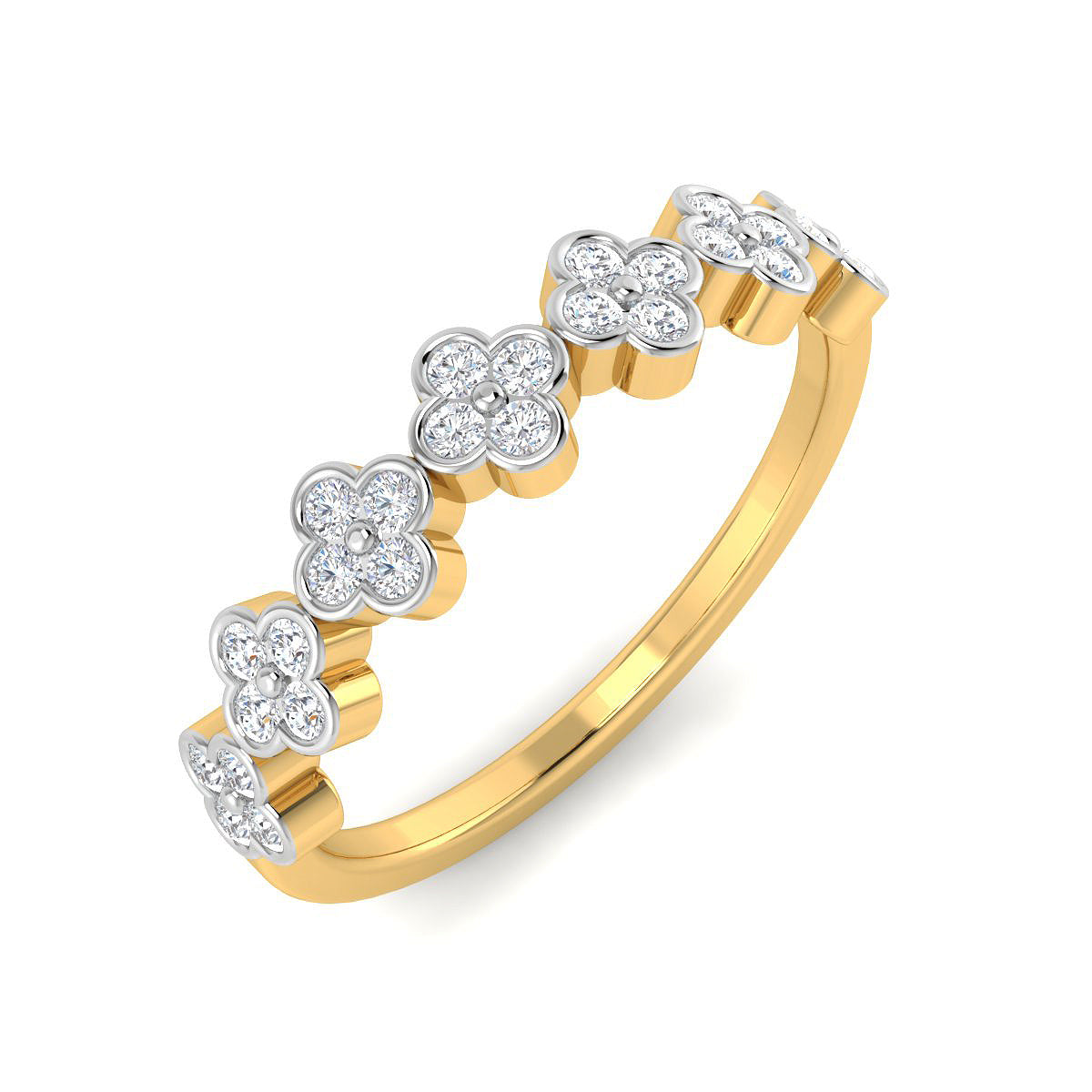 Septet Bloom Diamond Ring