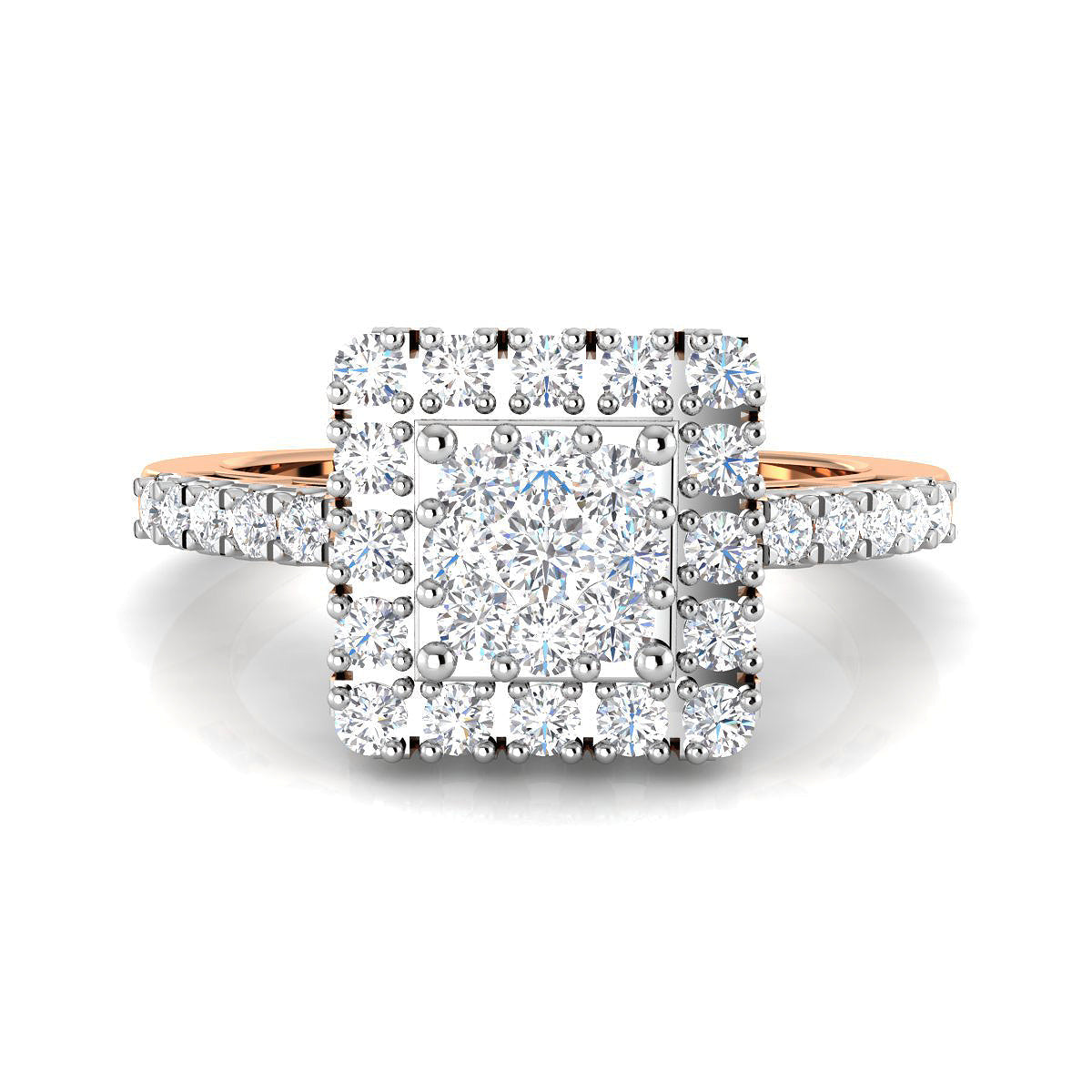 Square Top Diamond Ring