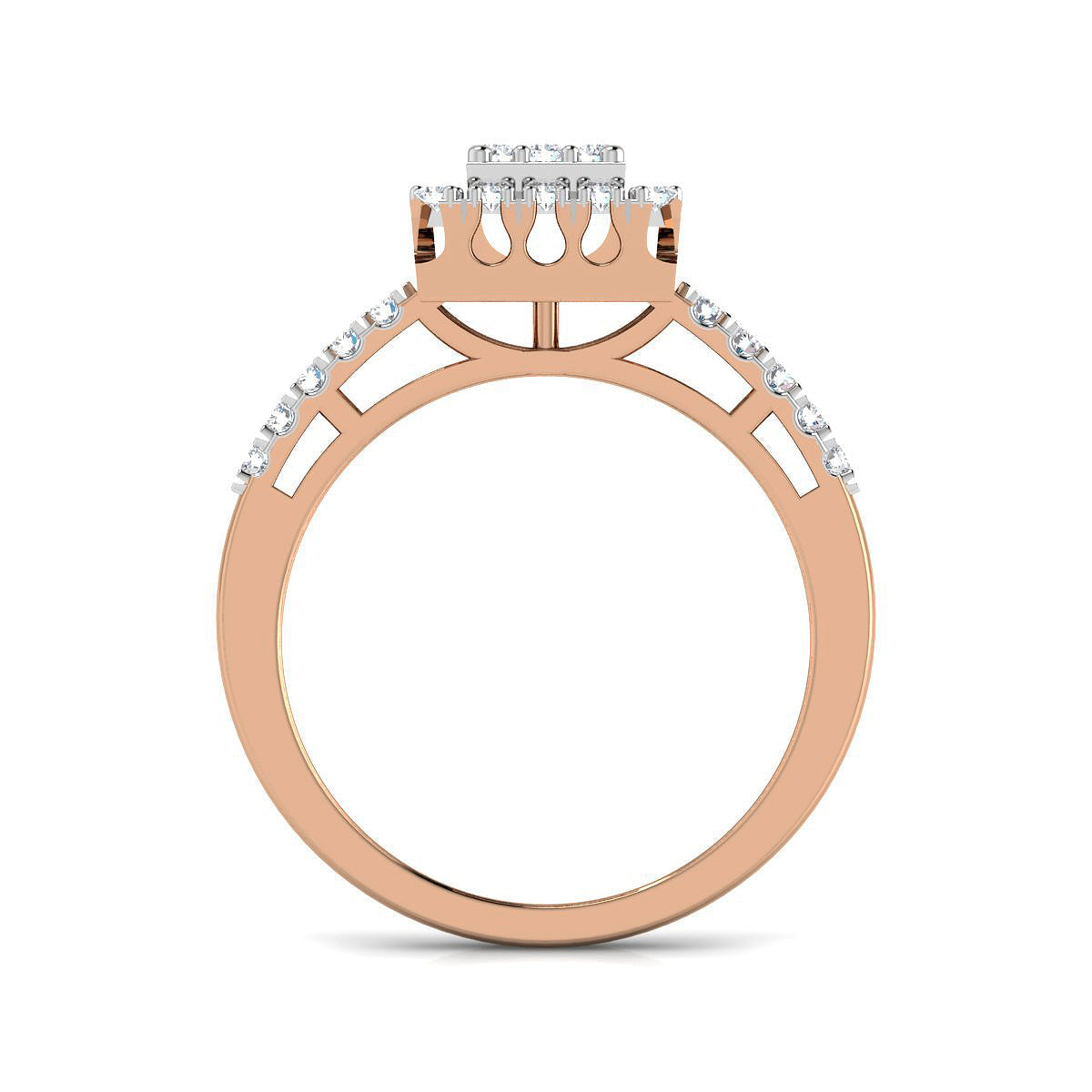 Square Top Diamond Ring