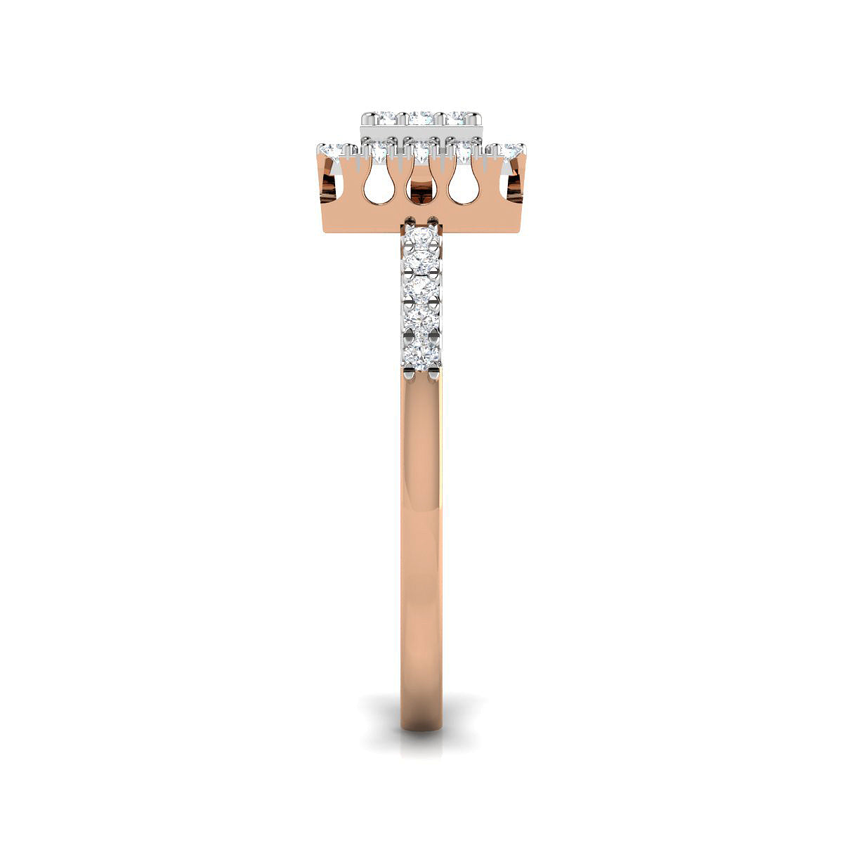 Square Top Diamond Ring