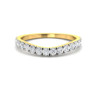 Pave Diamond Half Eternity Band