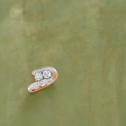 Solitaire Duo Double Band