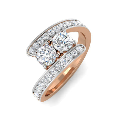 Solitaire Duo Double Band