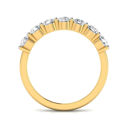 Septet Diamond Top Ring