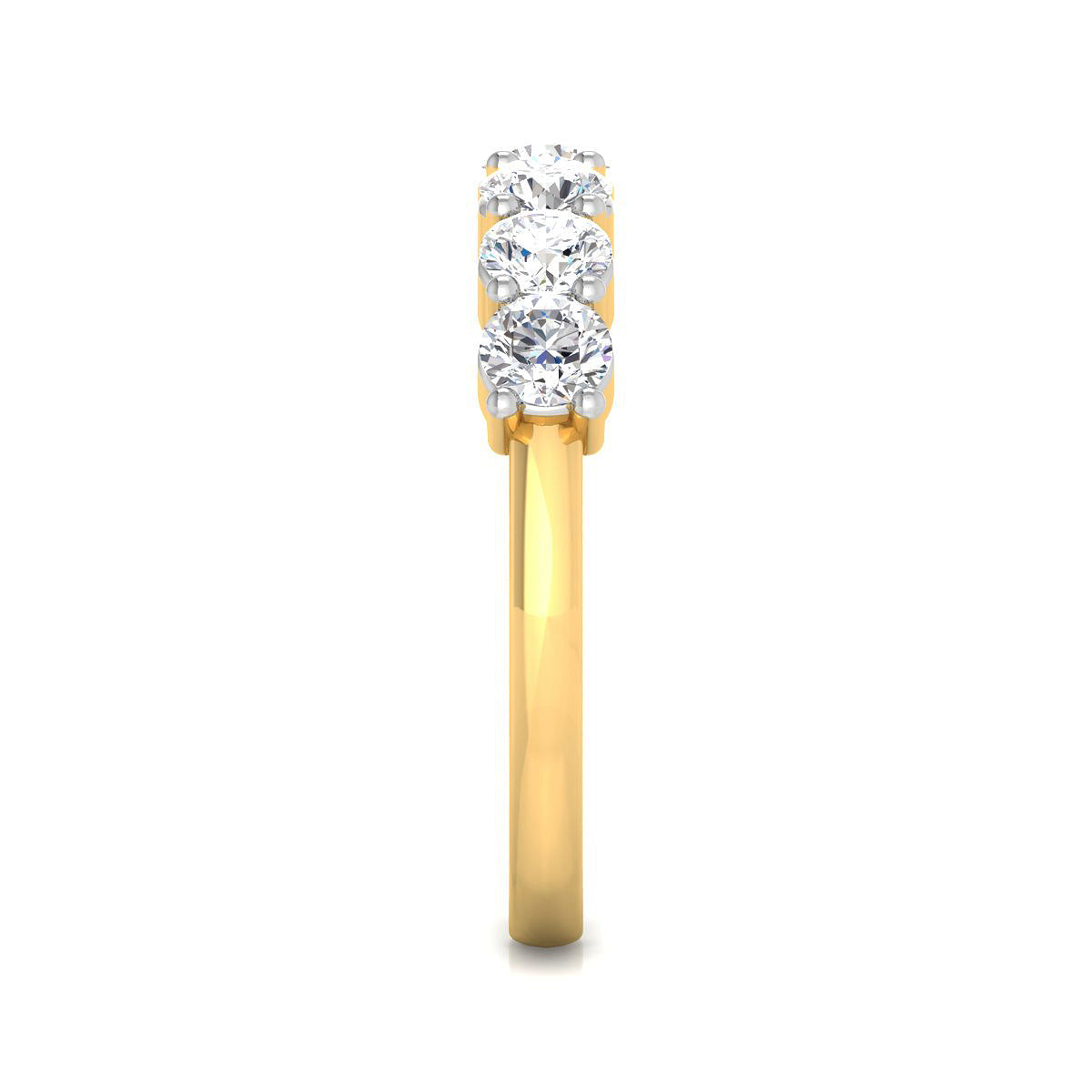 Septet Diamond Top Ring