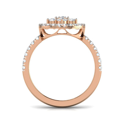 Diamond Center Halo Ring