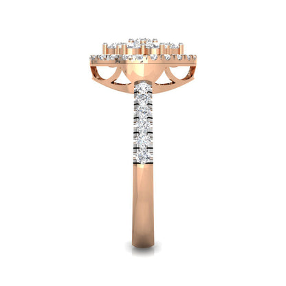 Diamond Center Halo Ring