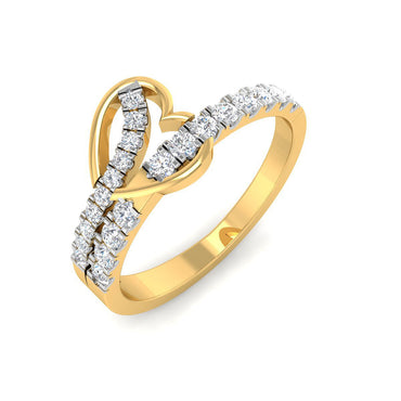 Infused Heart Diamond Ring